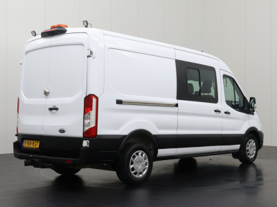 Ford Transit 2.0TDCI 130PK Automaat L3H2 Dubbele Cabine | 7-Persoons | Navigatie | Camera Multimedia | Airco | Cruise foto 2