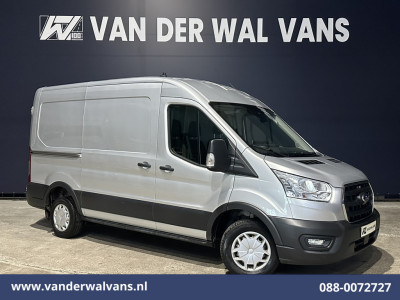 Ford Transit 2.0 TDCI 130pk L2H2 Euro6 Airco | Camera | Navigatie | Apple Carplay | Android Auto LED, Cruiscontrol, Verwamde voorruit, Bijrijdersbank, Parkeersensoren
