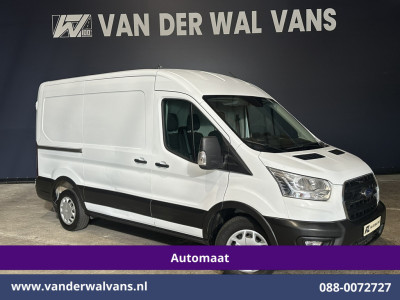 Ford Transit 2.0 TDCI 131pk Automaat L2H2 Euro6 Airco | Navigatie | Cruisecontrol Dakdraagsysteem met Ladderhouder, Android Auto, Parkeersensoren, Bijrijdersbank