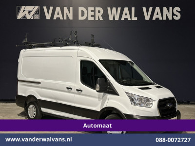 Ford Transit 2.0 TDCI 131pk Automaat L2H2 inrichting Euro6 Airco | Navigatie | Cruisecontrol Dakdraagsysteem met Ladderhouder, Android Auto, Parkeersensoren, Bijrijdersbank