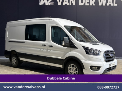 Ford Transit 2.0 TDCI 131pk L3H2 Dubbele Cabine Euro6 Airco | Xenon | 5-Zits | Navigatie | LED | Apple Carplay Cruisecontrol, Android Auto, Parkeersensoren, LM Velgen foto 11