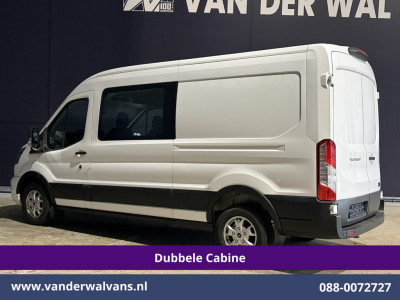 Ford Transit 2.0 TDCI 131pk L3H2 Dubbele Cabine Euro6 Airco | Xenon | 5-Zits | Navigatie | LED | Apple Carplay Cruisecontrol, Android Auto, Parkeersensoren, LM Velgen foto 12