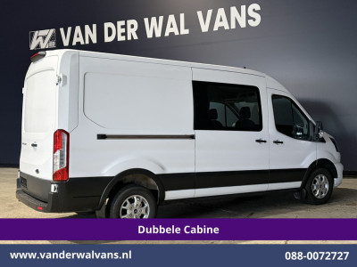 Ford Transit 2.0 TDCI 131pk L3H2 Dubbele Cabine Euro6 Airco | Xenon | 5-Zits | Navigatie | LED | Apple Carplay Cruisecontrol, Android Auto, Parkeersensoren, LM Velgen foto 13