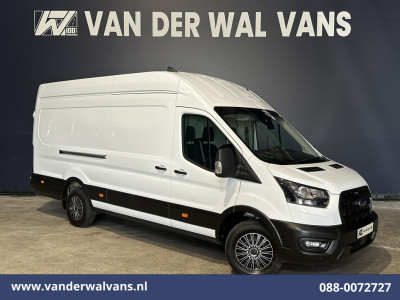 Ford Transit 2.0 TDCI 131pk L4H3 Euro6 Airco | Camera | Cruisecontrol | Verwarmde voorruit Parkeersensoren, Bijrijdersbank