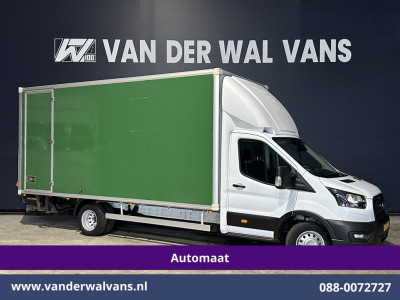Ford Transit 2.0 TDCI 170pk Automaat Bakwagen 232cm Hoog Laadklep Zijdeur Euro6 Airco | Cruisecontrol | 2800kg Trekhaak Verwarmde voorruit, Bijrijdersbank