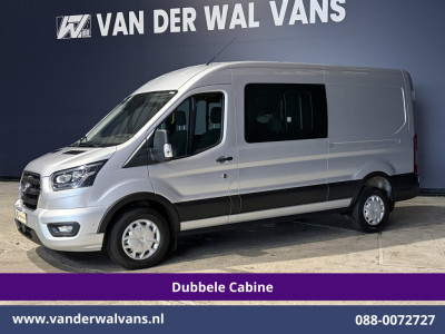 Ford Transit 2.0 TDCI 185pk L3H2 Dubbel Cabine Euro6 Airco | 5-Zits | Camera | Navigatie | Apple Carplay | LED Android Auto, Trekhaak, Cruisecontrol, Stoelverwarming, Verwarmde Voorruit, Parkeersensoren foto 21