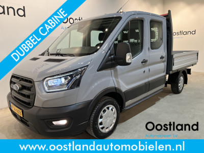 Ford Transit 2.0 TDCI L2H1 130 PK DC 6 pers. Trend Open Laadbak / Euro 6 / Airco / Cruise Control / Trekhaak / Camera / Xenon / 19.400 KM !!
