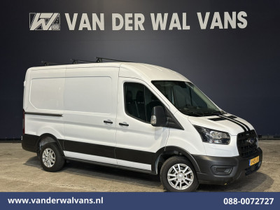 Ford Transit 2.0 TDCI L2H2 Euro6 Airco | 2450kg Trekhaak | LM velgen | Verwarmde voorruit Dakdragers, Bijrijdersbank