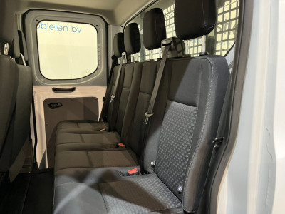 Ford Transit 2.0 TDCI L3H1 130 PK DC 7 pers. Open Laadbak / Euro 6 / Airco / Cruise Control / Trekhaak / CarPlay / 23.600 KM !! foto 12