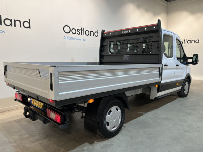 Ford Transit 2.0 TDCI L3H1 130 PK DC 7 pers. Open Laadbak / Euro 6 / Airco / Cruise Control / Trekhaak / CarPlay / 23.600 KM !! foto 14