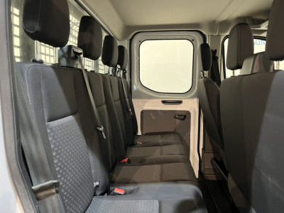 Ford Transit 2.0 TDCI L3H1 130 PK DC 7 pers. Open Laadbak / Euro 6 / Airco / Cruise Control / Trekhaak / CarPlay / 23.600 KM !! foto 16