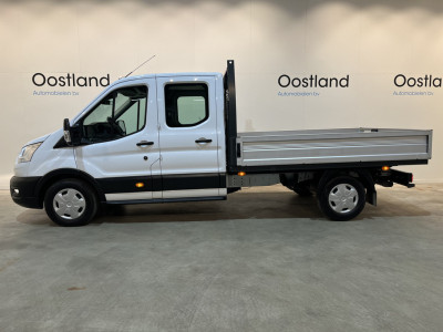 Ford Transit 2.0 TDCI L3H1 130 PK DC 7 pers. Open Laadbak / Euro 6 / Airco / Cruise Control / Trekhaak / CarPlay / 23.600 KM !! foto 2