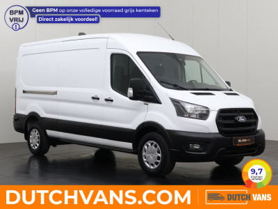 Ford Transit 2.0TDCi 130PK L3H2 | Multimedia | Camera | Airco | Cruise | 3-Zits | Betimmering