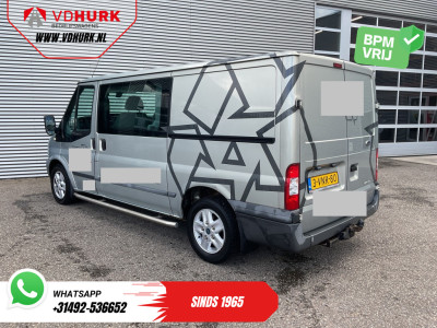 Ford Transit 2.2 TDCI DC Dubbel Cabine EXPORT 2.8t Trekverm./ 2x Schuifdeur/ Stoelverw./ Navi/ Airco/ Cruise/ 16?LMV/ Sidebars/ Trekhaak foto 2