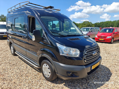 Ford Transit 310 2.2 TDCI L2H2 Dubbele cabine 7 persoons , 1e Eig , cruise , camera , PDC , Apk april 2027. foto 8