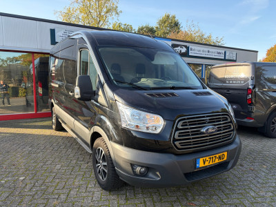 Ford Transit 330 2.0 TDCI  130 PK L3H2 Trend  ZWART EERSTE EIGENAAR
