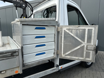 Ford Transit 350 2.0 TDCI 130 PK AWD / 4x4 / HIAB T-CLX 013 KRAAN / AWD / TREKHAAK / AIRCO / 2.800 KG AHG foto 11