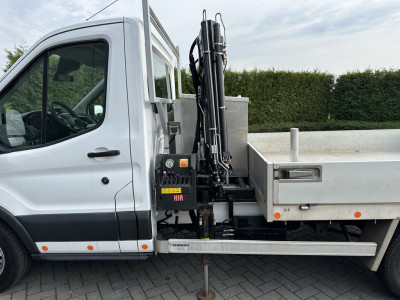 Ford Transit 350 2.0 TDCI 130 PK AWD / 4x4 / HIAB T-CLX 013 KRAAN / AWD / TREKHAAK / AIRCO / 2.800 KG AHG foto 7