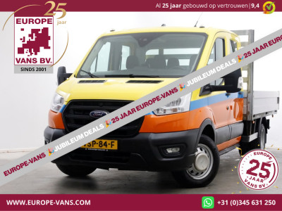 Ford Transit 350 2.0 TDCI 130pk D.C. Trend Open Laadbak Trekhaak 3000kg 08-2022