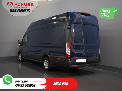 Ford Transit 350 2.0 TDCI 170 pk Aut. Jumbo L4H3 RWD BPM VRIJ! 270 Gr. Deuren/ Climate/ Betimmerd/ Camera/ Carplay/ Cruise/ PDC 2