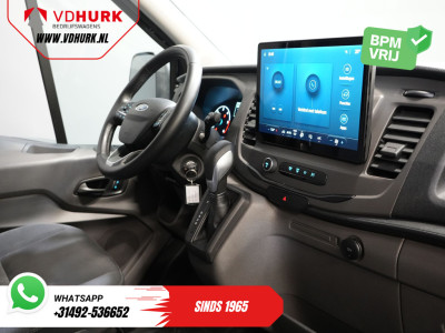 Ford Transit 350 2.0 TDCI 170 pk Aut. Jumbo L4H3 RWD BPM VRIJ! 270 Gr. Deuren/ Climate/ Betimmerd/ Camera/ Carplay/ Cruise/ PDC 3