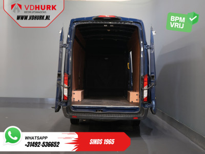 Ford Transit 350 2.0 TDCI 170 pk Aut. Jumbo L4H3 RWD BPM VRIJ! 270 Gr. Deuren/ Climate/ Betimmerd/ Camera/ Carplay/ Cruise/ PDC 5