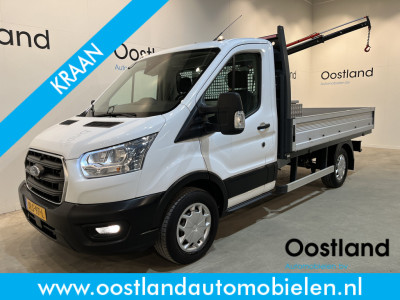 Ford Transit 350 2.0 TDCI L2H1 Trend MHEV 130 PK Open Laadbak / Euro 6 / Airco / Cruise Control / Trekhaak / 25.400 KM !!