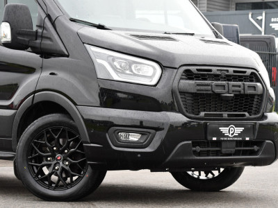 Ford Transit 350 2.0 TDCI L3H2 Black Edition Camera, Cruise, Carplay, 185pk, Xenon, Multimedia, Automaat, Trekhaak, Sensoren, Uniek! foto 8