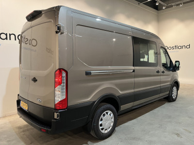 Ford Transit 350 2.0 TDCI L3H2 DC Dubbel Cabine Trend 170 PK Automaat / Euro 6 / Airco / CarPlay / Adap. Cruise Control / Camera 360 / Navigatie / 65.000 KM !! 18