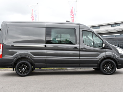 Ford Transit 350 2.0 TDCI L3H2 DC Raptor Grill Cruise, Camera, Carplay, Automaat, Sensoren, Trekhaak, NAVI, Multimedia, Uniek! foto 10
