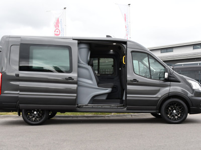 Ford Transit 350 2.0 TDCI L3H2 DC Raptor Grill Cruise, Camera, Carplay, Automaat, Sensoren, Trekhaak, NAVI, Multimedia, Uniek! foto 11