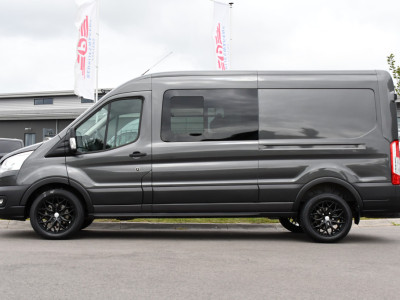 Ford Transit 350 2.0 TDCI L3H2 DC Raptor Grill Cruise, Camera, Carplay, Automaat, Sensoren, Trekhaak, NAVI, Multimedia, Uniek! foto 9