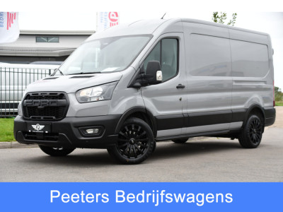 Ford Transit 350 2.0 TDCI L3H2 Raptor Edition FACELIFT! Virtual, 360 Camera, Carplay, Adaptieve Cruise, Stoelverwarming, Stuur verwarming, 165pk, automaat, Trekhaak, Uniek!