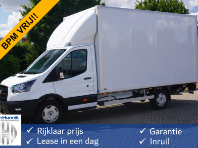 Ford Transit 350L 130PK Bakwagen BPM VRIJ Navi, Camera,  ACC, Lat om Lat, Dhollandia 1000KG Klep NR. A05*