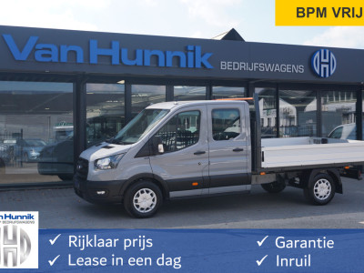 Ford Transit 350L 130PK Doka Open Laadbak L3 BPM VRIJ!! Sync4 Navi, Camera, Adap Cruise, Garantie 2028!! NR. D01*