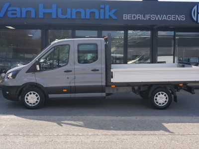 Ford Transit 350L 130PK Doka Open Laadbak L3 BPM VRIJ!! Sync4 Navi, Camera, Adap Cruise, Garantie 2028!! NR. D01* foto 3