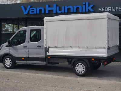 Ford Transit 350L 130PK Doka Open Laadbak L3 BPM VRIJ!! Sync4 Navi, Camera, Adap Cruise, Garantie 2028!! NR. D01* foto 6
