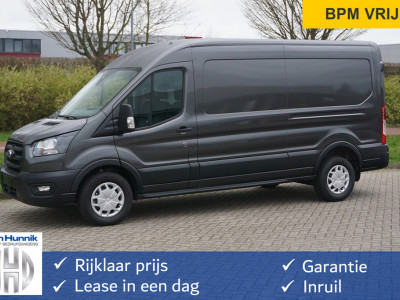 Ford Transit 350L 130PK L3H2 Trend BPM VRIJ!! Clima, 12 Sync 4 scherm Navi, 270Â° deur, Trekhaak!! NR. 330