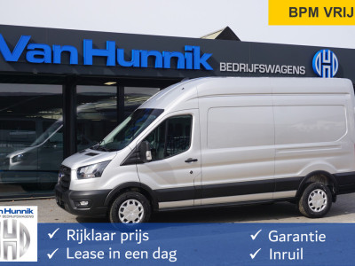 Ford Transit 350L 130PK L3H3 BPM VRIJ!! Airco, Cruise, Camera, Trekhaak!! NR. J305*