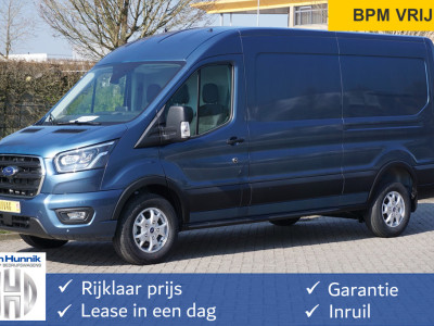 Ford Transit 350L 170PK L3H2 Limited AUT BPM VRIJ!! 12 Sync4 Navi + Camera, LM Velg, Xenon!! NR. 225