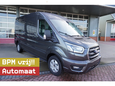 Ford Transit 350L 2.0 TDCI 165PK L3H2 Limited Automaat nr.V113 | Airco | Adap.Cruise | 360 Camera | Navi | Trekhaak
