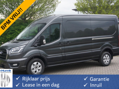 Ford Transit 350L L3H2 Limited AUT-8 165PK BPM VRIJ Navi, Adap. Cruise, 360Â° Cam, Trekhaak, 2x Schuifdeur!! NR. 277