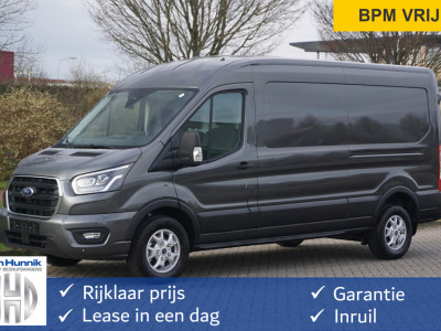 Ford Transit 350L L3H2 Limited AUT-8 165PK BPM VRIJ Navi, Adap. Cruise, 360Â° Cam, Trekhaak!! NR. 225
