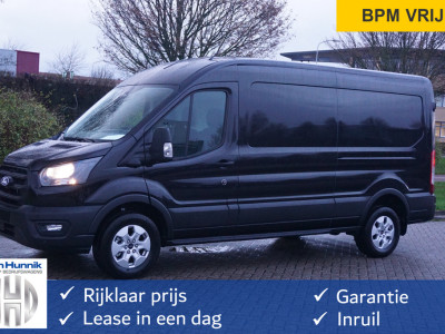 Ford Transit 350L L3H2 Trend 130PK BPM VRIJ Sync4 Navi, Adap. Cruise, 360Â° Cam, Trekhaak!! NR. A106