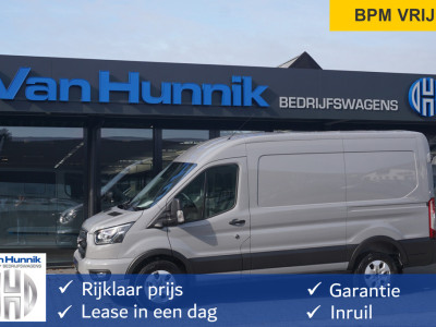 Ford Transit 350M L2H2 Limited AUT-8 165PK BPM VRIJ Navi, 360 Cam, ACC, Xenon, Lm Velg, Trekhaak!! NR. A116