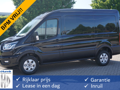 Ford Transit 350M L2H2 Limited AUT-8 165PK BPM VRIJ Navi, Adap. Cruise, 360Â° Cam, Trekhaak, Xenon!! NR. 279