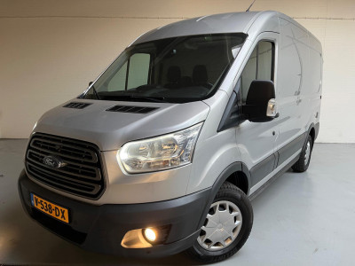 Ford Transit Servicewagen 350 2.0 TDCI euro6 L2H2 Trend 3Persoons Sortimo inrichting Airco Camera Grijs metallic RIJKLAARPRIJS! foto 2