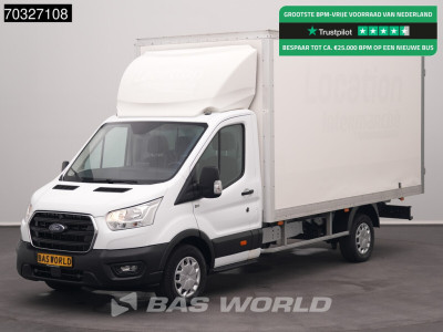 Ford Transit 130pk Bakwagen Achterdeuren Navi Airco Cruise Euro6 Meubelbak Koffer Airco Cruise control