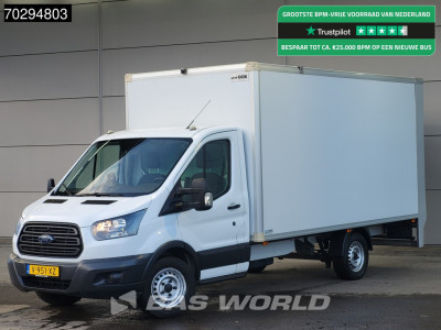 Ford Transit 130pk DHollandia Laadklep Bakwagen Airco Camera Euro6 Koffer Meubelbak 19m3 Airco