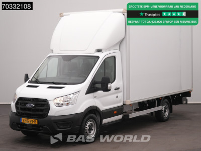Ford Transit 130pk DHollandia Laadklep Zijdeur Bakwagen Airco Camera Lat om Lat Euro6 Meubelbak Koffer Möbelkoffer LBW Tail Lift Airco